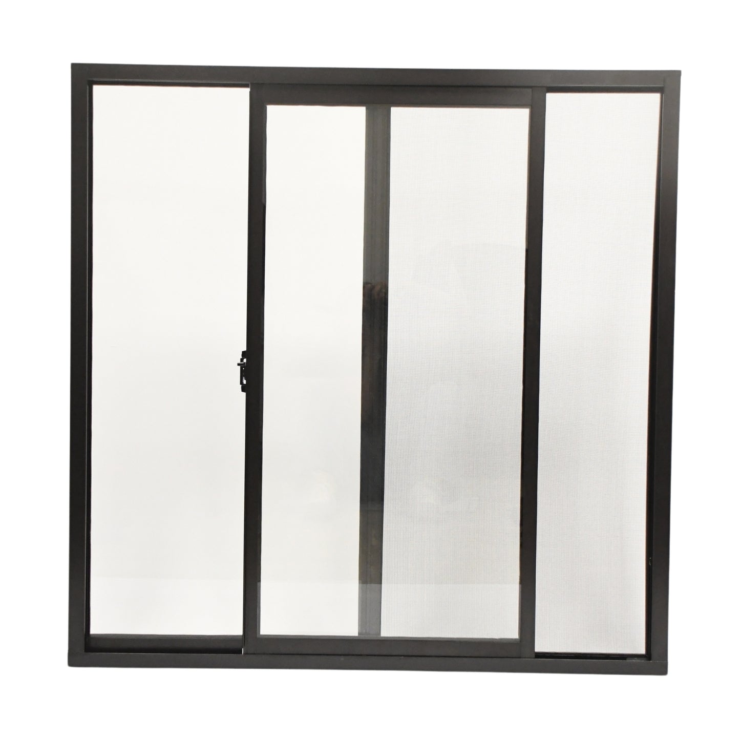 Ventanas de Aluminio 2" 1.00 x 1.00 Chocolate