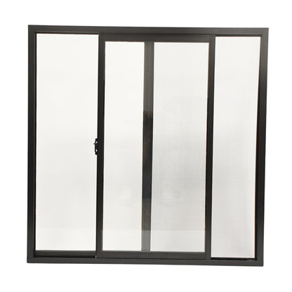 Ventanas de Aluminio 2" 1.00 x 1.00 Chocolate