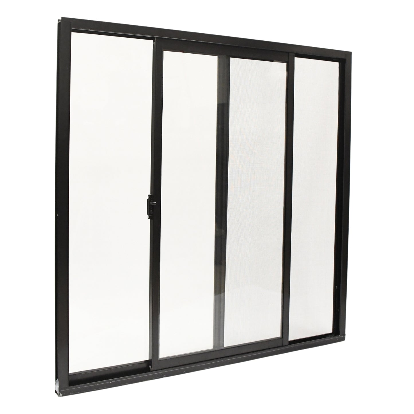Ventanas de Aluminio 2" 1.00 x 1.00 Chocolate