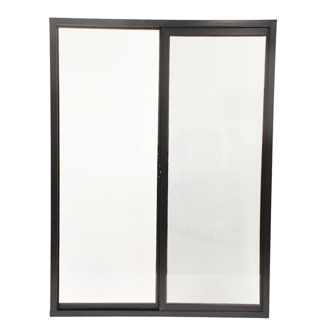 Ventanas de Aluminio 1 - 1/2" 1.00 x 1.20 Chocolate - Ventanas Doveli