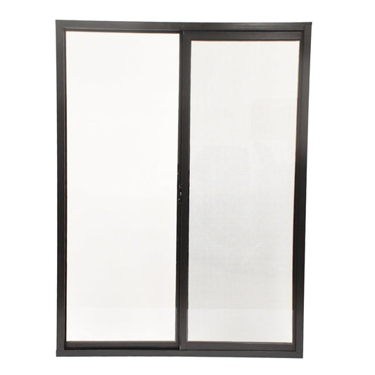 Ventanas de Aluminio 1 - 1/2" 1.00 x 1.20 Chocolate - Ventanas Doveli