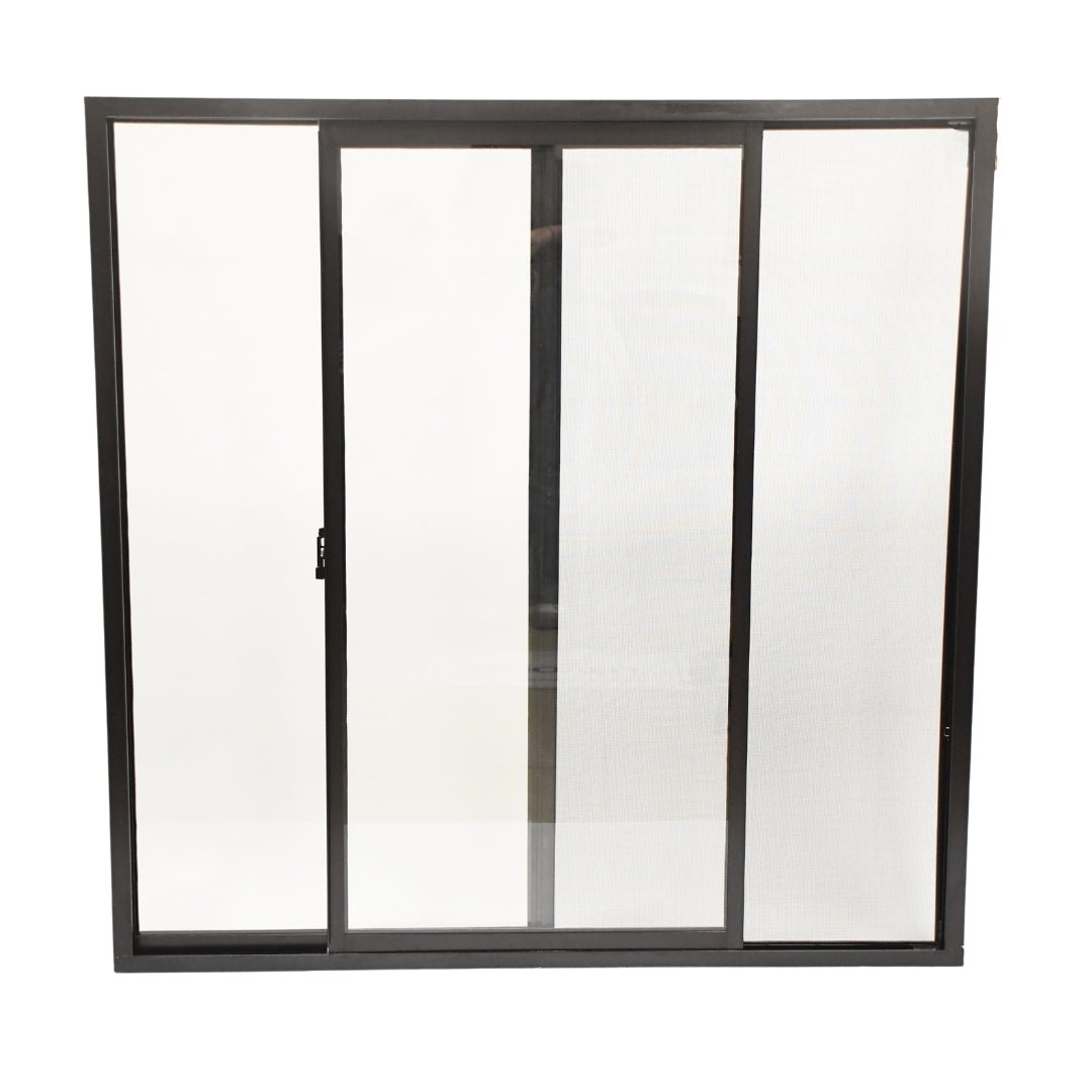 Ventanas de Aluminio 2" 1.20 x 1.20 Chocolate - Ventanas Doveli