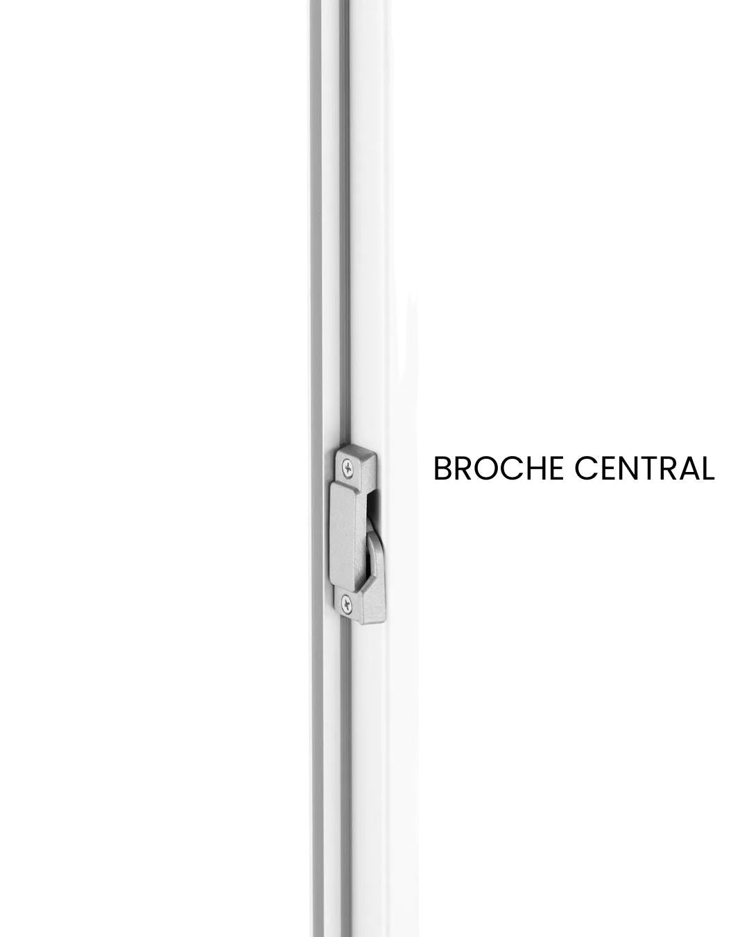 Ventana de Aluminio 1 1 - 1/2" 0.60 x 0.30 Natural Mate Vidrio Satinado - Ventanas Doveli