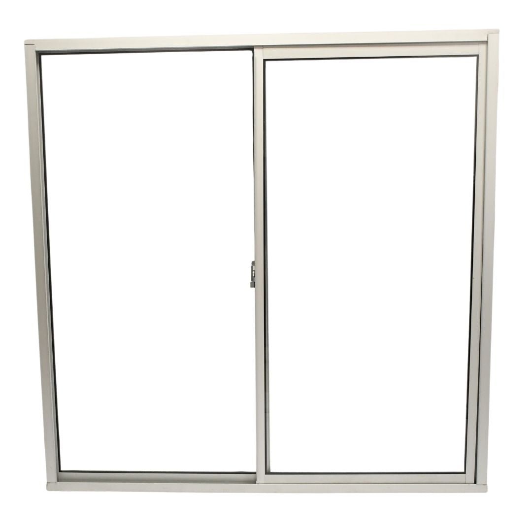 Ventanas de Aluminio 1 - 1/2" 1.00 x 1.00 Natural Mate - Ventanas Doveli