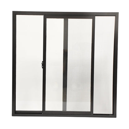 Ventanas de Aluminio 2" 1.00 x 1.00 Chocolate - Ventanas Doveli