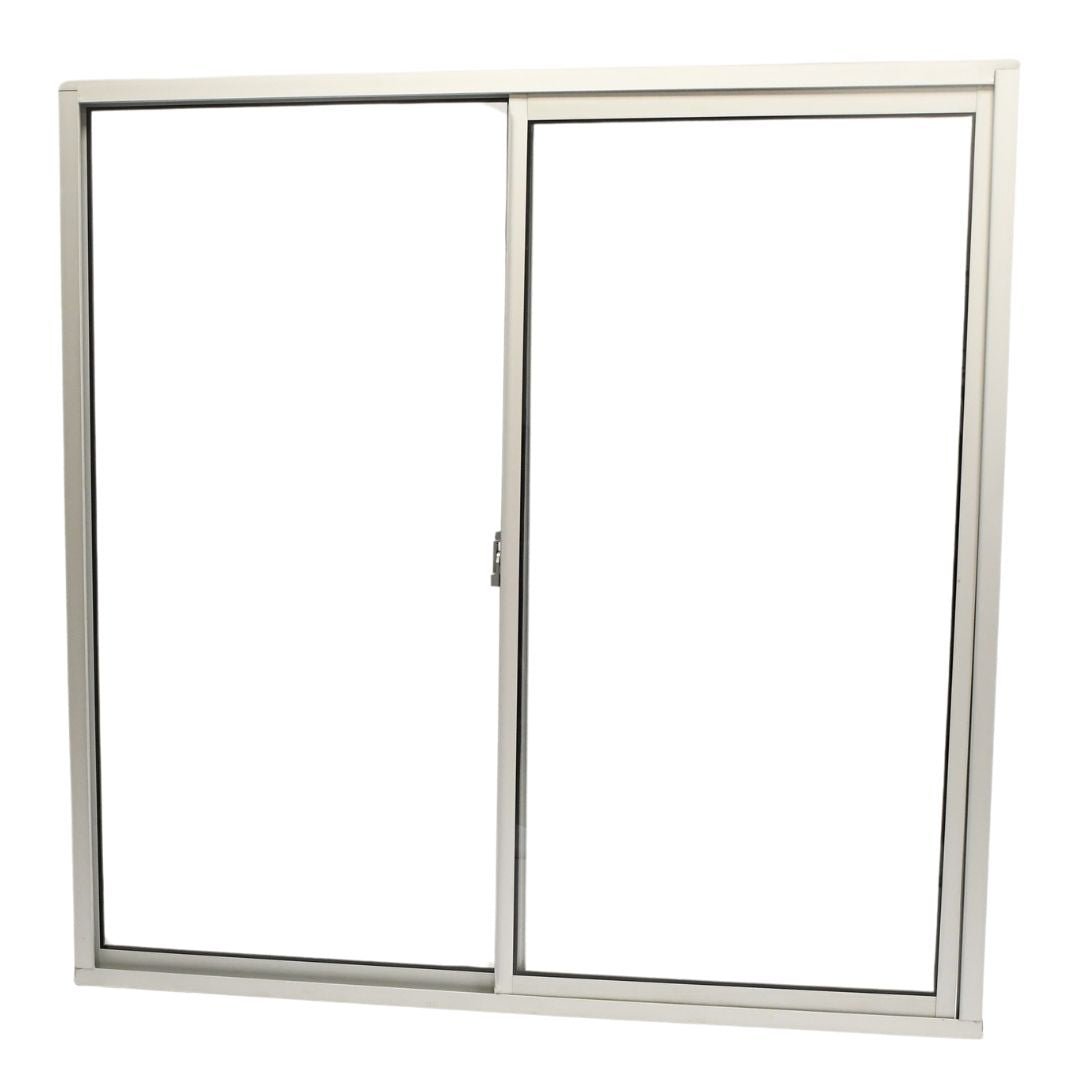 Ventanas de Aluminio 1 - 1/2" 1.00 x 1.00 Natural Mate - Ventanas Doveli